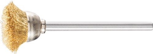 PFERD TOOLS 43209453 Minitopfbürste TBU 1803/3 MES 0,10 D18xB3xL6mm Messing