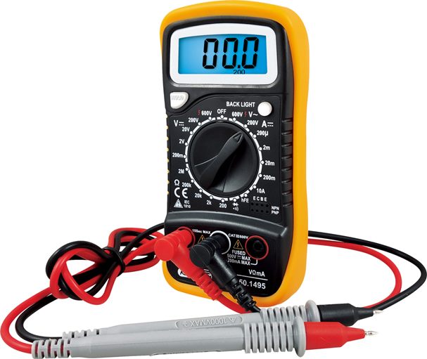 KS Tools 150.1495 Digital Multimeter inkl. Prüfspitzen