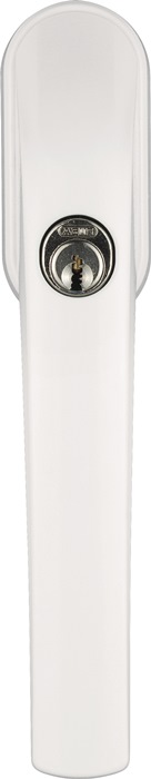 ABUS 37379 Fenstergriff FG300 W AL0125 Aluminium weiß abschließbar