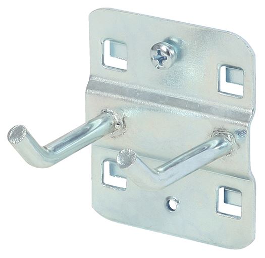KS Tools 860.0812 Doppelter Werkzeughalter mit schrägem Hakenende, Ø 6 mm, 35mm