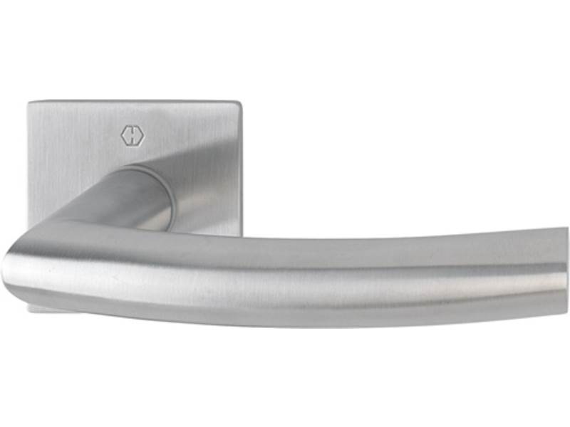 HOPPE 3747388 Türdrückerpaar Trondheim E1430Z/848N Edelstahl F69 mit Drückerrose