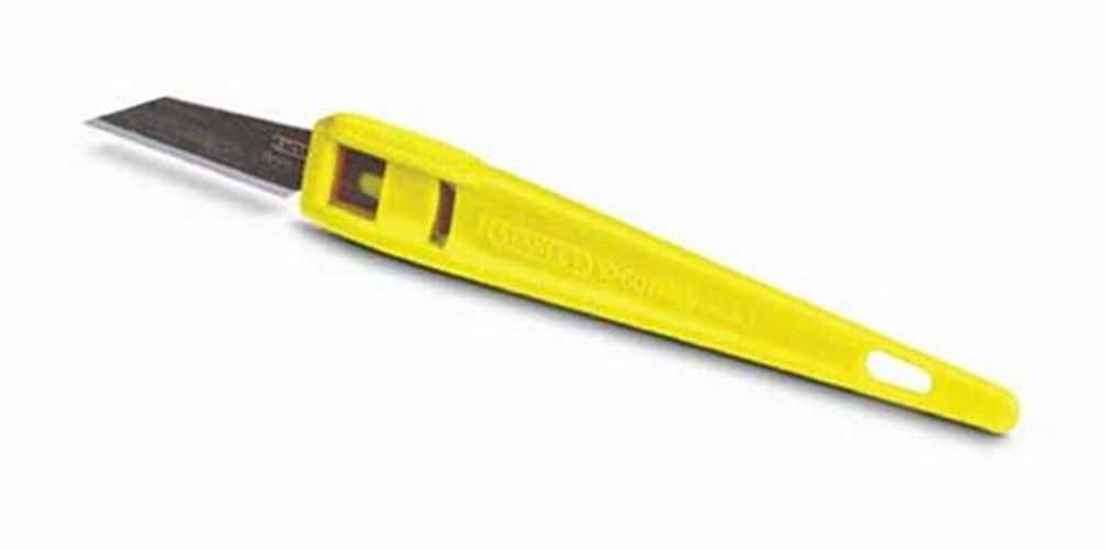 Stanley 0-10-601 Messer Einweg Hobbymesser Länge 140 mm 3 Stück mit Schutzhülle