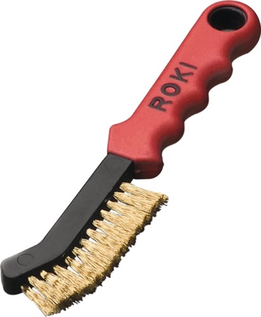 LESSMANN 182451 Drahtbürste ROKI® Länge 225 mm 0,25 mm Messing 2-reihig