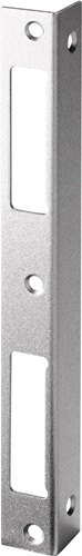 BKS S4010091 Winkelschließblech S401 Stahl silber HT käntig B20xL190mm käntig Ti