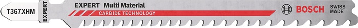 BOSCH 2608900560 Stichsägeblatt Expert Multi Material T 367 XHM Gesamtlänge 132