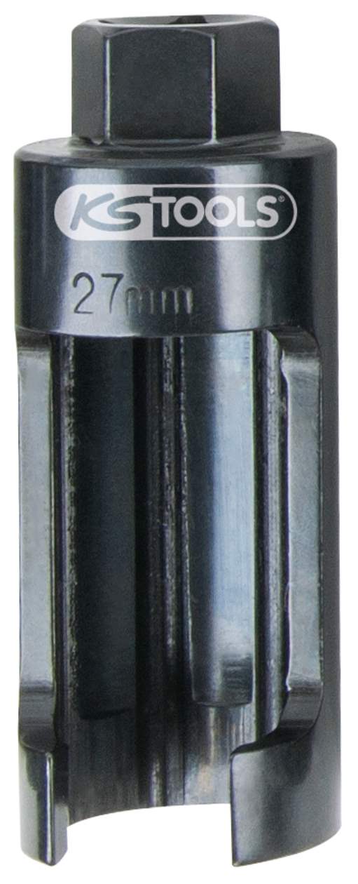 KS Tools 152.1196 1/2'' Injektor-Stecknuss SW 27mm, Länge 100mm