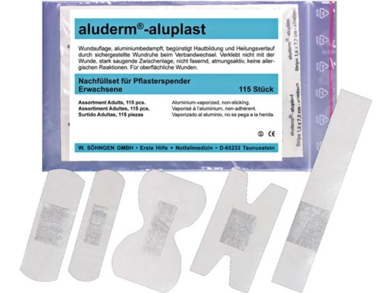 SÖHNGEN 1009916 Wundpflaster aluderm®-aluplast wasserfest