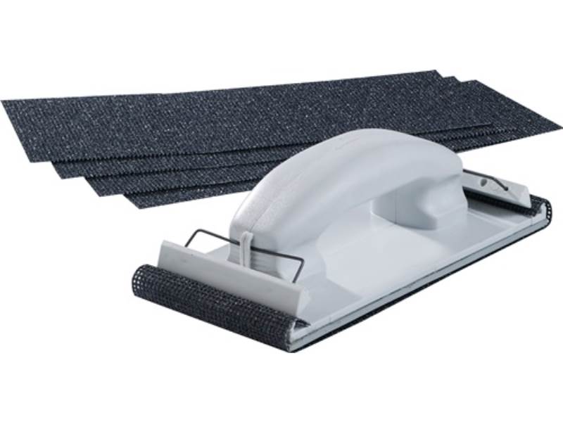 0306_SET Handschleifer-Set  Länge 210 mm Breite 105 mm 5 teilig Körnung 100 Kun