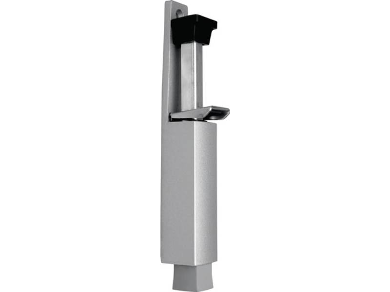 DENI 3837 0060 22 Türfeststeller 3837 0060 22 Zinkdruckguss silber lackiert Hubh