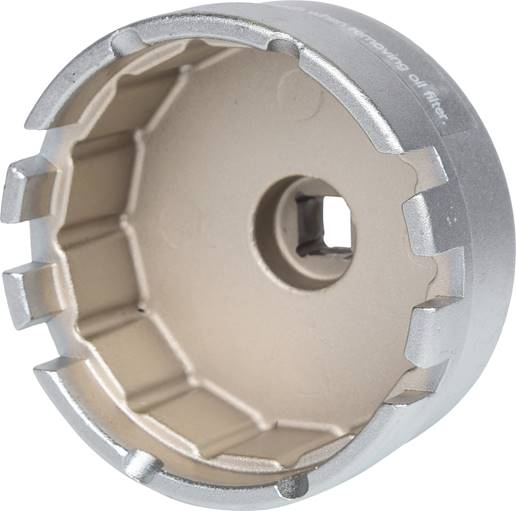 KS Tools 150.9212 3/8'' Ölfilter-Schlüssel, SW 64,5mm, 14 Flächen