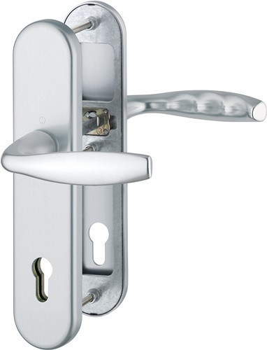 HOPPE 3664654 Schutzgarnitur New York 1810H/3331/3410 Aluminium F1 92 mm 66-76 m