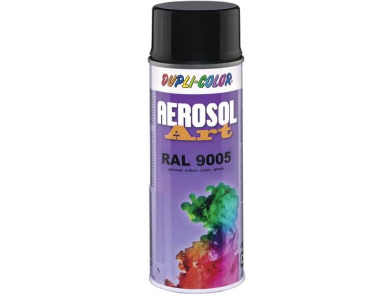 DUPLI-COLOR 733123 Buntlackspray AEROSOL Art tiefschwarz glänzend RAL 9005 400 m