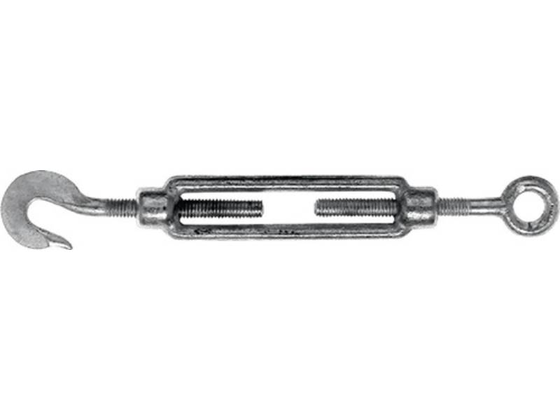 Kleinsorge 4000010V Spannschloss DIN 1480 M10 Länge 213 - 298 mm mit Haken und Ö