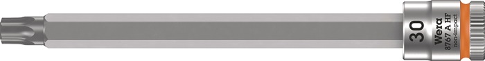 WERA 05003370001 Steckschlüsseleinsatz 8767 A HF TORX® 1/4 '' T30 Länge 100 mm