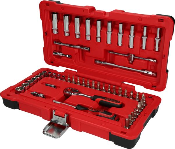 KS Tools 958.0652 1/4 CHROMEplus Steckschlüssel-Satz, 52-tlg.