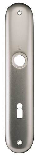 HOPPE 2800239 Langschildpaar 273P F1 / naturfarbig F1 PZ 72 mm