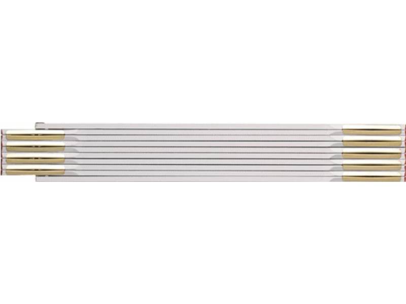 BMI 980904200 Gliedermaßstab 9042 Länge 2 m Breite 16 mm mm/cm EG III Buche weiß