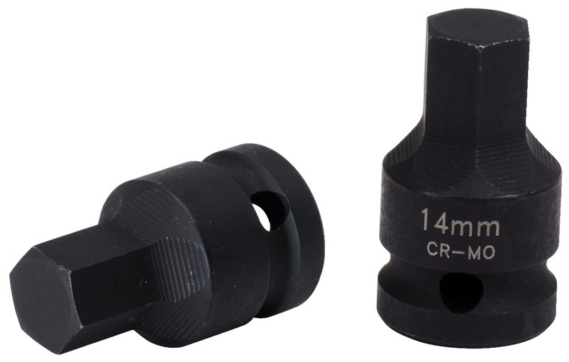KS Tools 150.1708 1/2'' KraftBit-Stecknuss, Innensechskant, 14mm