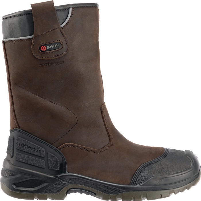 BAAK 211014-45 Sicherheitsschlupfstiefel Hercules Größe 45 W. 11 braun S3 SRC WR