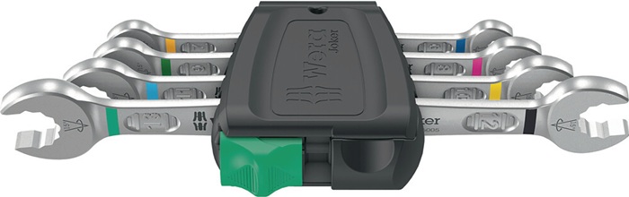 WERA 05020314001 Doppelmaulschlüssel-Satz Joker 6005 4 Set 1 4-teilig SW6-13 mm