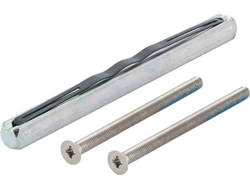 HOPPE 11523542 Befestigungs-Set Sertos® FS-G/G 65-70 mm M5 x 75 Vierkant 9 x 125