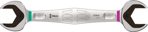 WERA 5020264001 Doppelmaulschlüssel 6002 Joker 30 x 32 mm Länge 305 mm verchromt