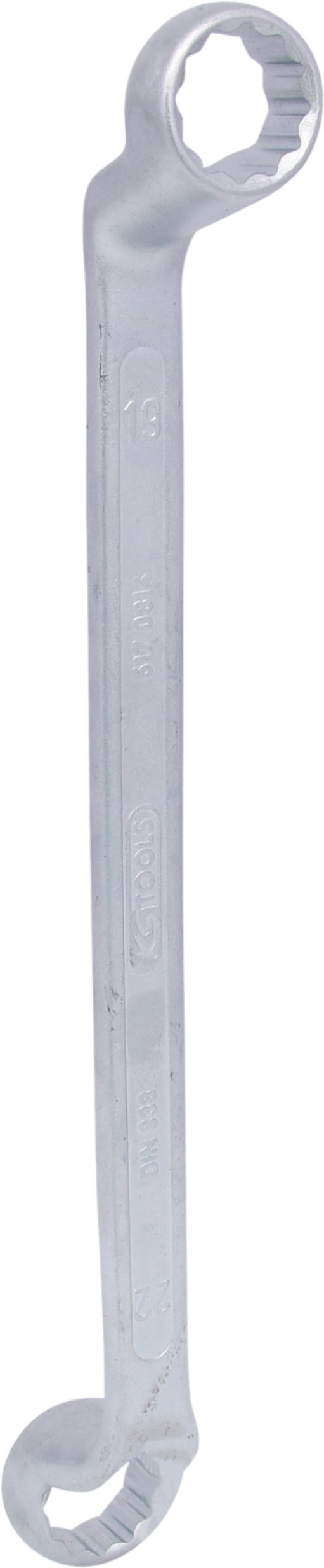 KS Tools 517.0814 CLASSIC Doppel-Ringschlüssel, gekröpft, 19x22mm