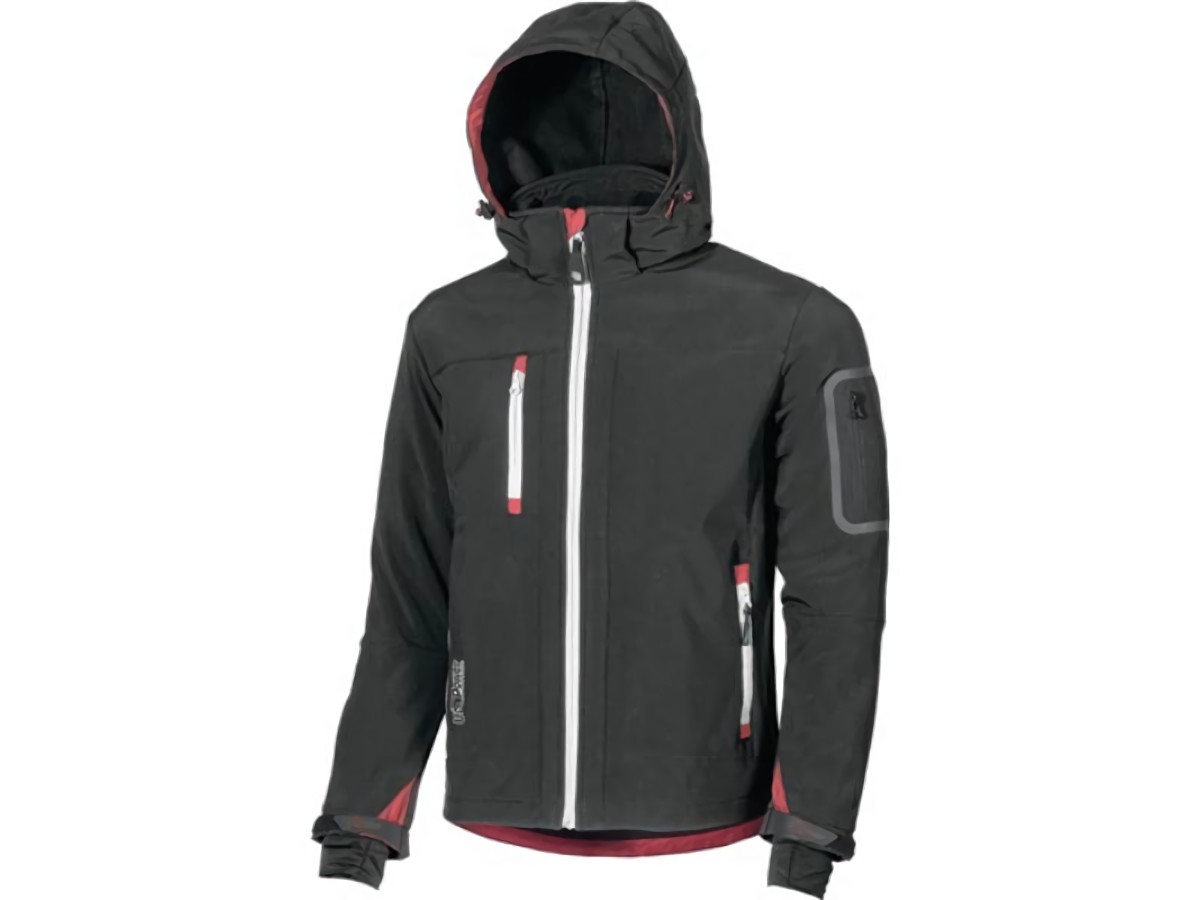 U.POWER DW024BCXL Softshelljacke Metropolis Größe XL schwarz/carbon