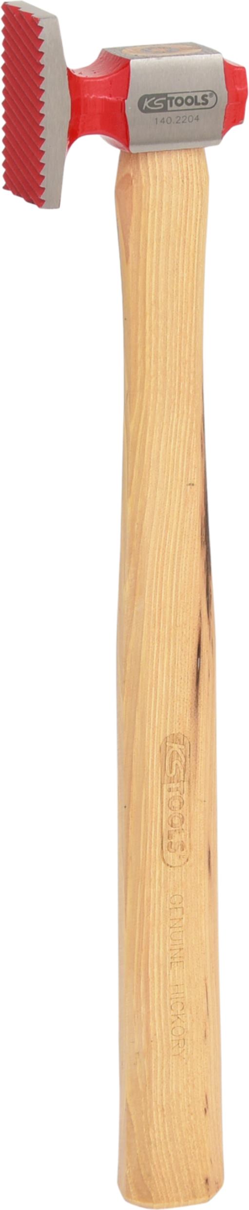 KS Tools 140.2204 Karosserie-Riffelhammer, 30x45mm