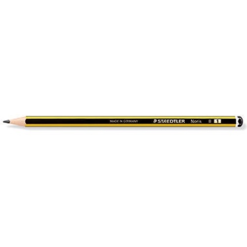 STAEDTLER Bleistift Noris 120-1 B sechskantform gelb/schwarz