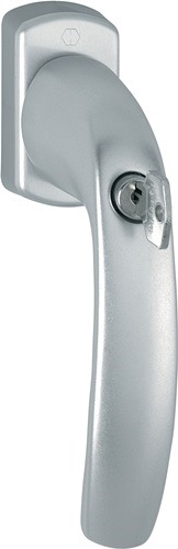 HOPPE 3286577 Fenstergriff New York 0810SVS/U10 Aluminium 32 mm F1 / naturfarbig