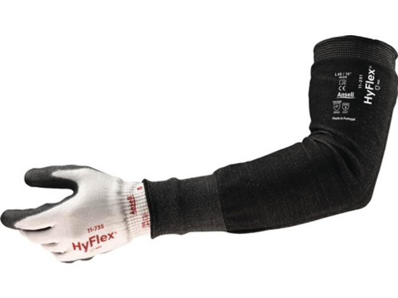 ANSELL 11250120-W Armschützer HyFlex 11-250 305 mm schwarz  EN 388 PSA-Kategorie