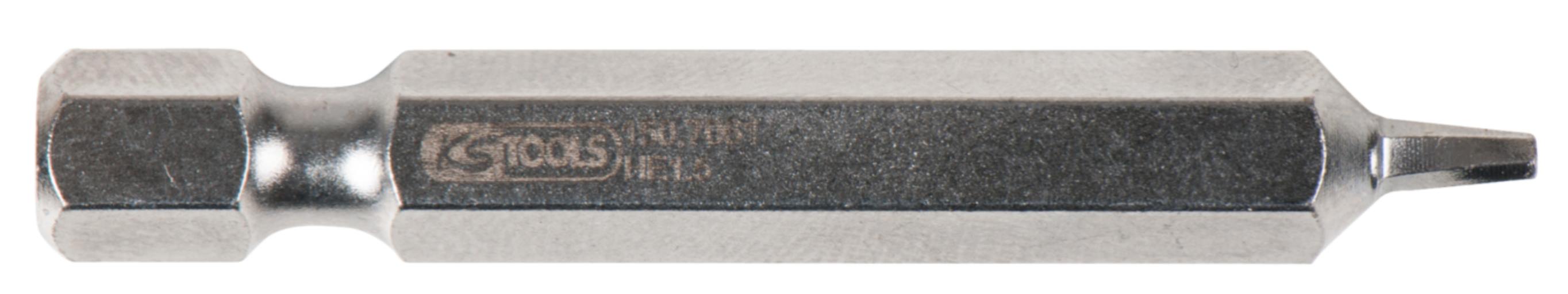 KS Tools 150.7061 1/4 Spezial-Innensechskant-Schrauben-Ausdreher-Bit, HE 1,5