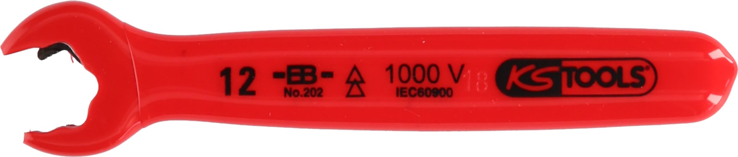 KS Tools 117.2268 Ratschen-Maulschlüssel mit Schutzisolierung, 19 mm