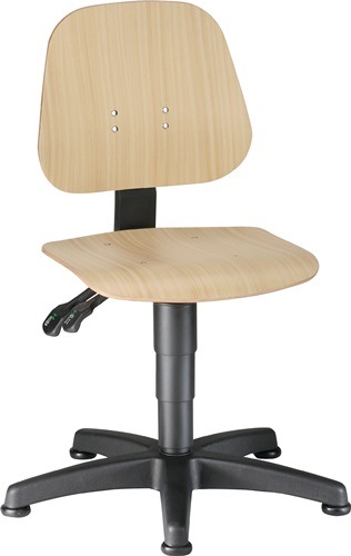 BIMOS 9650-   3000 Arbeitsdrehstuhl Unitec Bodengleiter Buche 440-620 mm