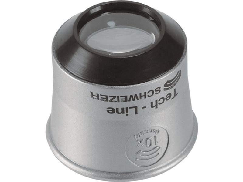 SCHWEIZER 9715 Uhrmacherlupe Tech-Line Vergrößerung 15x  Linsen-D. 16,3 mm