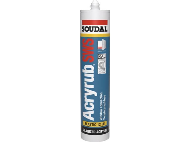 SOUDAL 124483 Acryl Acryrub SWS 310 ml weiß