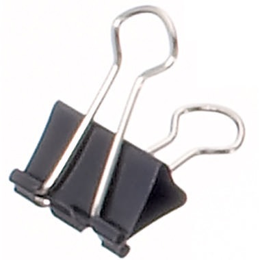 Maul Foldbackklemmer mauly 2141390 Klemmweite 4mm schwarz 12St./Pack.