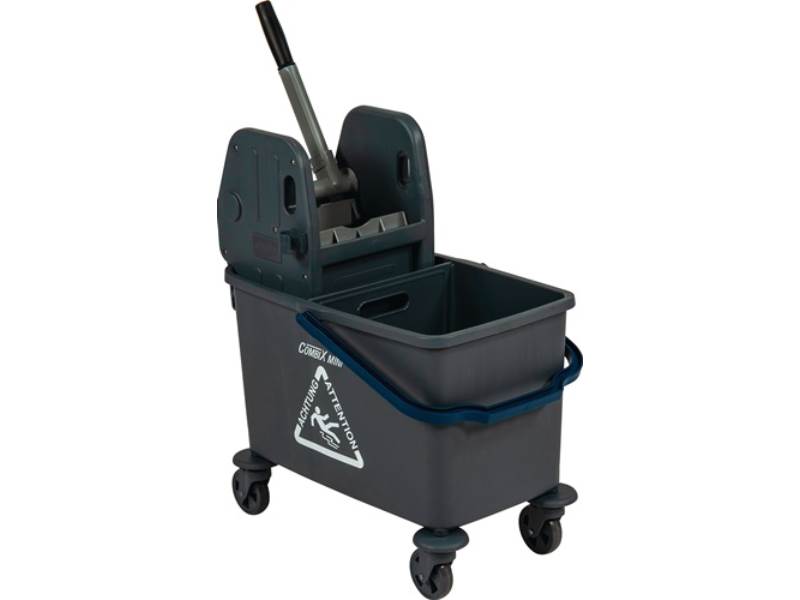 SPRINTUS 301216 Reinigungswagen  Eimer 1 x 35 l mit Trennwand, Presse Kunststoff