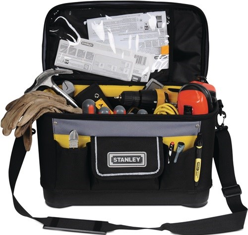 STANLEY 1-96-193 Werkzeugtasche  zahlr. Innen-/Außentaschen verstellb. Schulterg