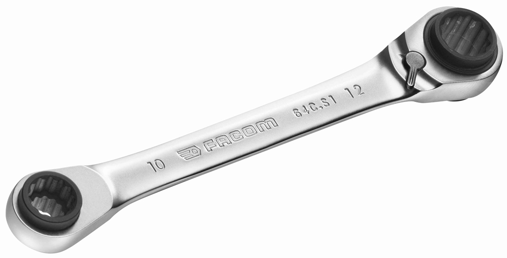 Facom 64C.S2 Knarrenringschluessel gerade variabel
