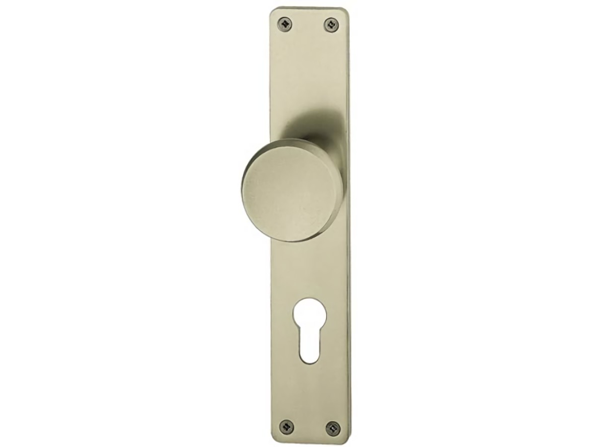 HOPPE 6710586 Knopflangschild 54/202 Aluminium F2 72 mm  PZ