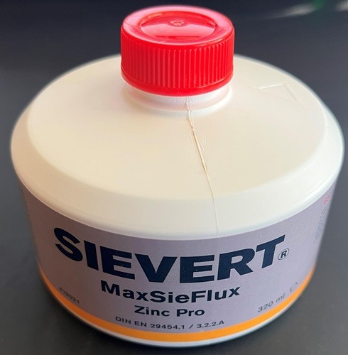 SIEVERT 427301 Lötwasser MaxSieFlux Zink Pro 320 ml für vorbewitterten Titanzink