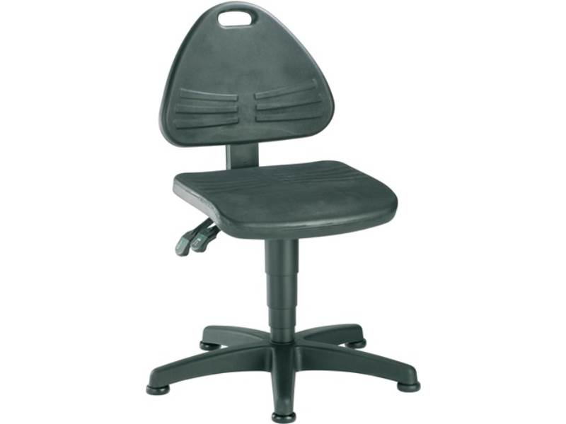 BIMOS 9603-   2000 Arbeitsdrehstuhl ISITEC Bodengleiter Integralschaum schwarz 4