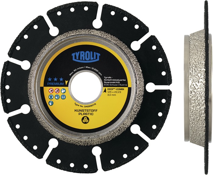 TYROLIT 34228075 Diamanttrennscheibe DCCI Premium D. 125 mm Bohrung 22,23 mm  3