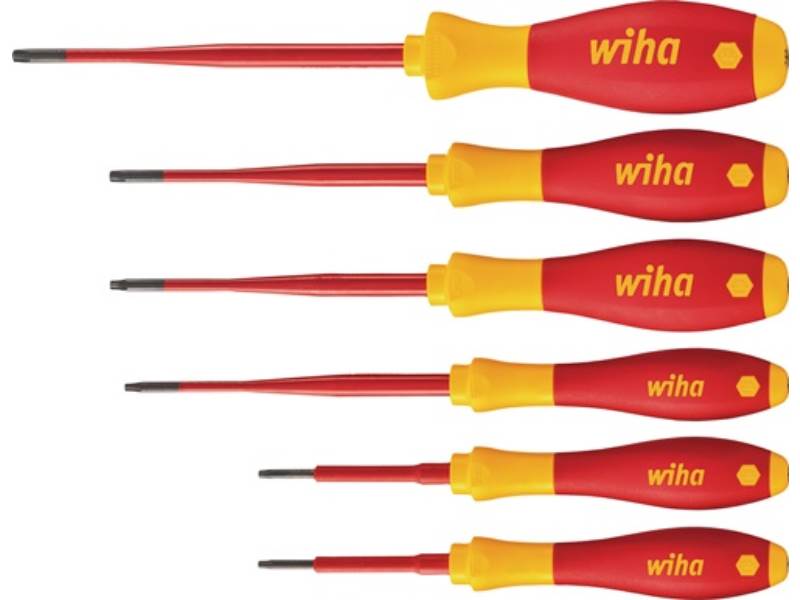 WIHA 36558 Schraubendreher-Satz 3251 K6 6-teilig TX slim fix VDE
