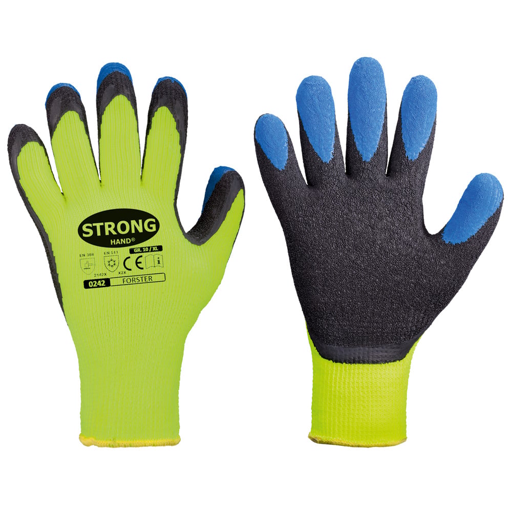 Gr .11 *FORSTER* STRONGHAND® HANDSCHUHE gelb *FORSTER* STRONGHAND® GLOVES