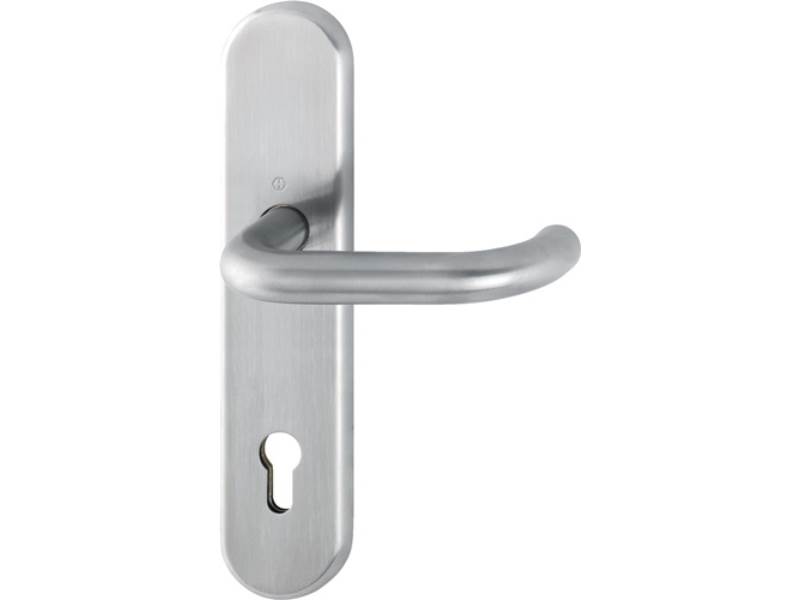 HOPPE 10802322 Langschild-Halbgarnitur Paris E138F/3310 Edelstahl F69 PZ 92 mm D