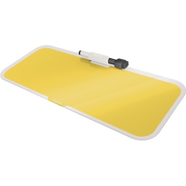 Leitz Desktop-Memoboard Cosy 52690019 380x150x60mm Glas gelb