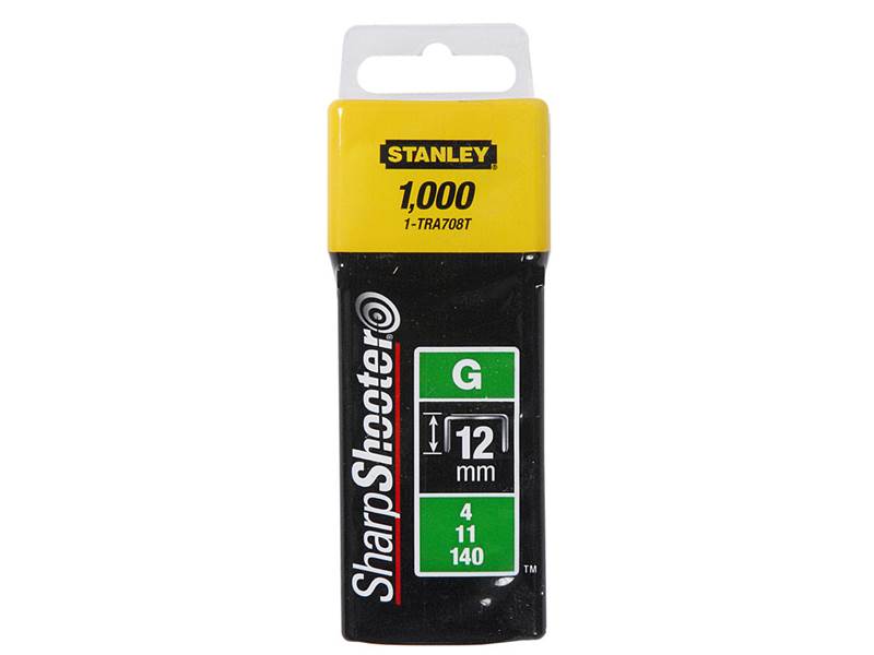 STANLEY 1-TRA708T Klammern Typ G 12mm 1000 St